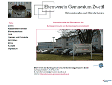 Tablet Screenshot of elternverein.gymnasium-zwettl.ac.at